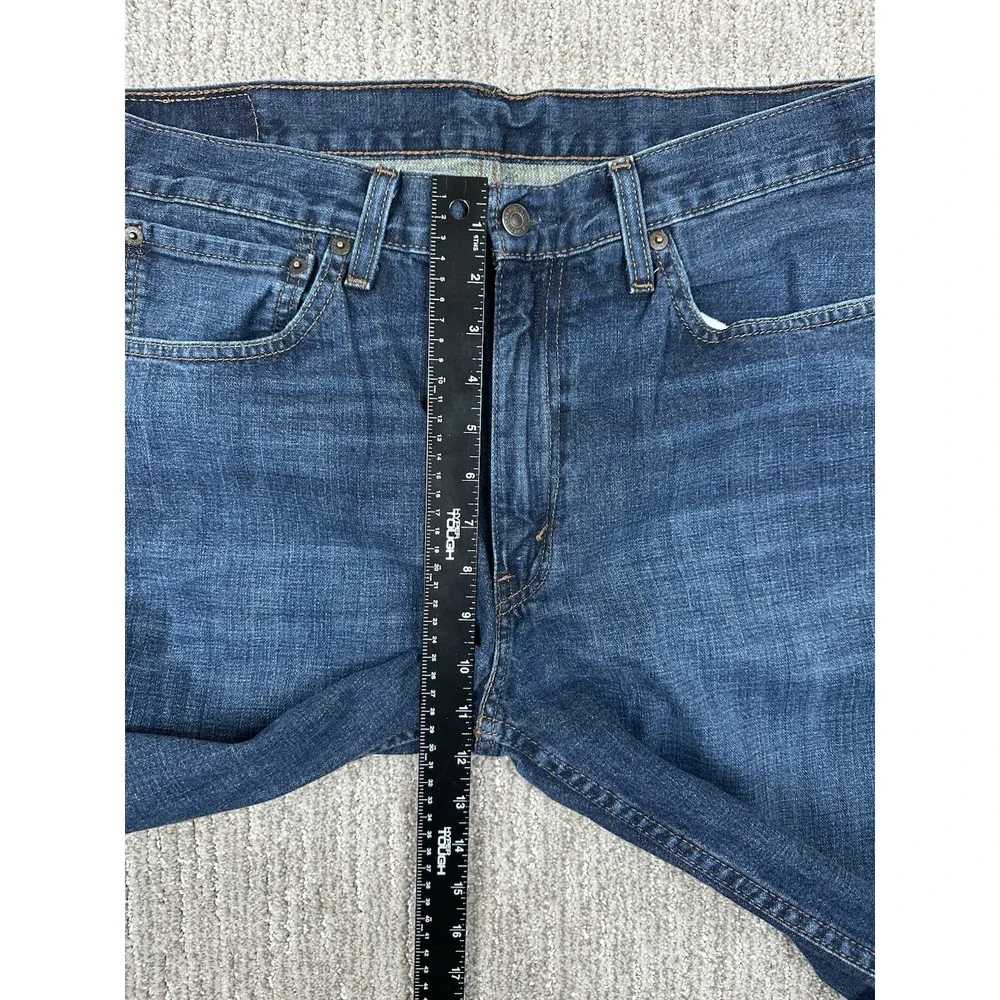 Levis 514 Straight Leg Jeans Men's 36x32 (fits 36x31.5) Medium Wash Blue Denim
